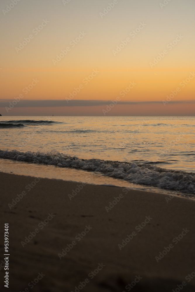 sunset on the beach sunset on the beach