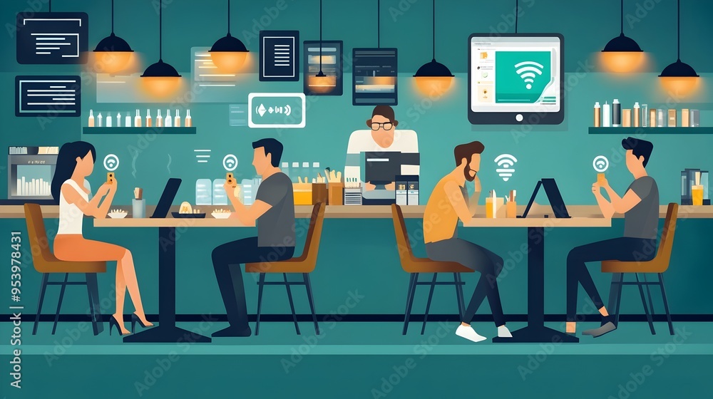 Graphic Showcasing Innovative IoT Based Customer Feedback and Loyalty Systems Optimizing Restaurant Brand Engagement Graphic Showcasing Innovative IoT Based Customer Feedback and Loyalty Systems Optimizing Restaurant Brand Engagement