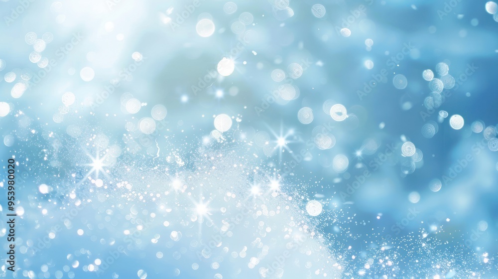 Sparkling Blue Abstract Background Sparkling Blue Abstract Background