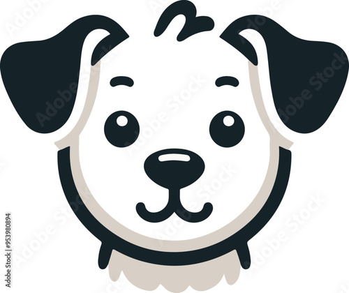 Vector of a dog head