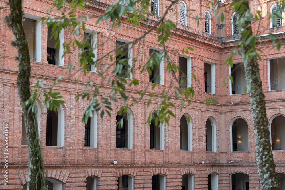 Fototapeta premium Paredes e Janelas de Tijolos