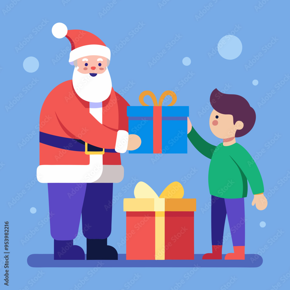 santa claus with presents santa claus with presents