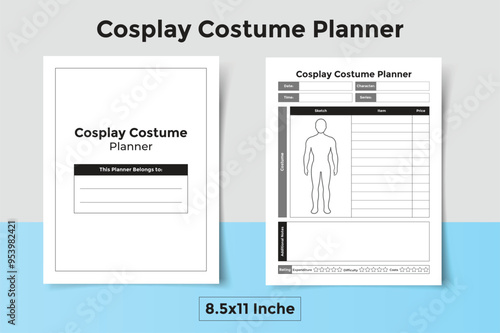 Cosplay Costume Planner