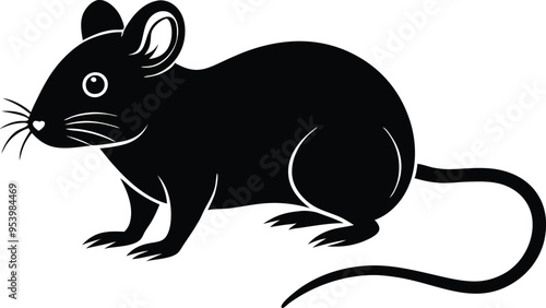 black and white mouse