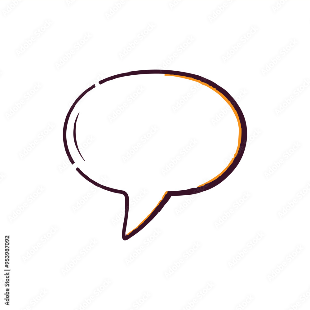 chat bubble icon. Blank speech bubble vector icon. chat bubble icon. Blank speech bubble vector icon.