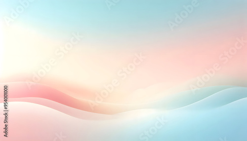 Wallpaper Mural Softly Blended Light Color Gradient Torontodigital.ca