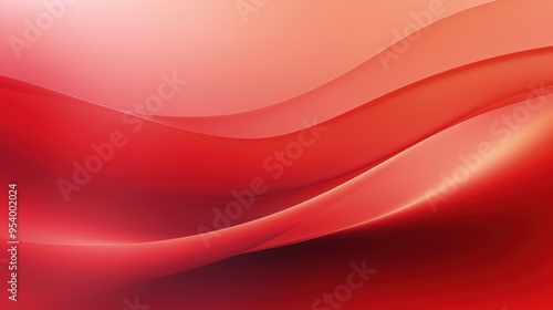 A smooth, flowing abstract design featuring gradients of red and pink, perfect for backgrounds or artistic projects.