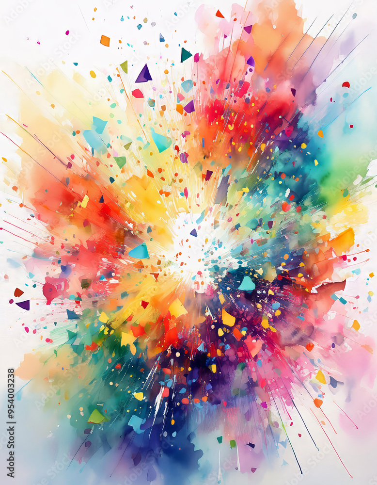 custom made wallpaper toronto digitalEnergetic abstract watercolor painting is exploding with vibrant colors, perfect for expressing creativity and joy
