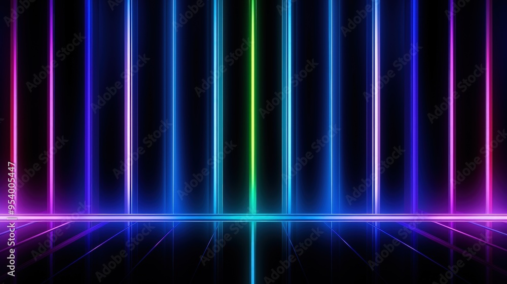 A vibrant, abstract background featuring neon vertical lines in various colors against a dark backdrop, ideal for digital designs. A vibrant, abstract background featuring neon vertical lines in various colors against a dark backdrop, ideal for digital designs.