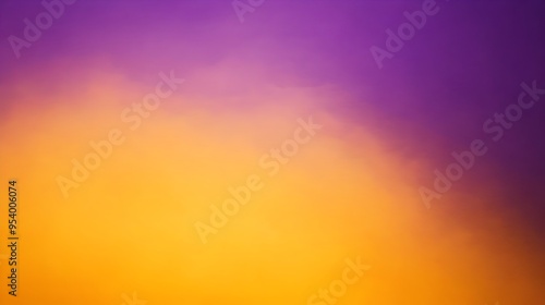 Sleek and Modern Gradient Abstract Background with Smooth Transitions Between Vibrant Shades of Yellow and Purple Ideal for Overlaying Text Graphics or Design Elements