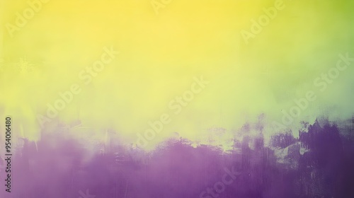 Sophisticated gradient background featuring smooth transitions between shades of violet and yellow green creating a clean and versatile canvas for overlaying text graphics or other design elements