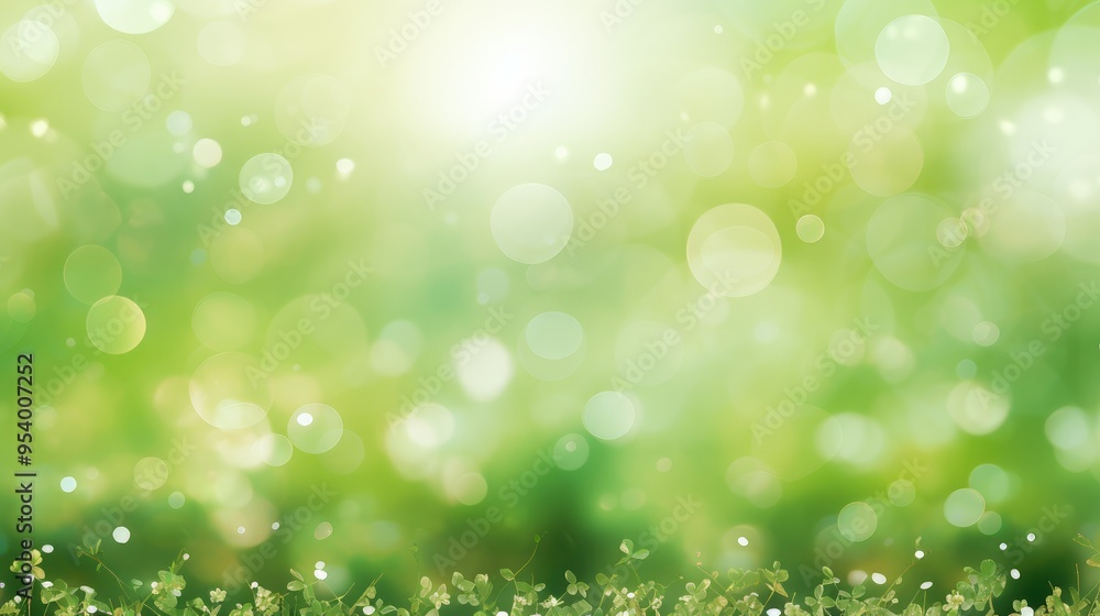 A soft-focus background of green hues with light bokeh effects, creating a serene and fresh atmosphere. A soft-focus background of green hues with light bokeh effects, creating a serene and fresh atmosphere.