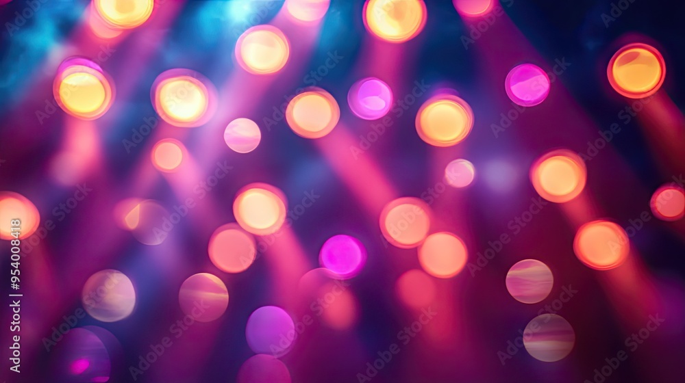 Abstract background with bokeh lights. Great for projects with a festive, celebratory, or nightlife theme. Abstract background with bokeh lights. Great for projects with a festive, celebratory, or nightlife theme.