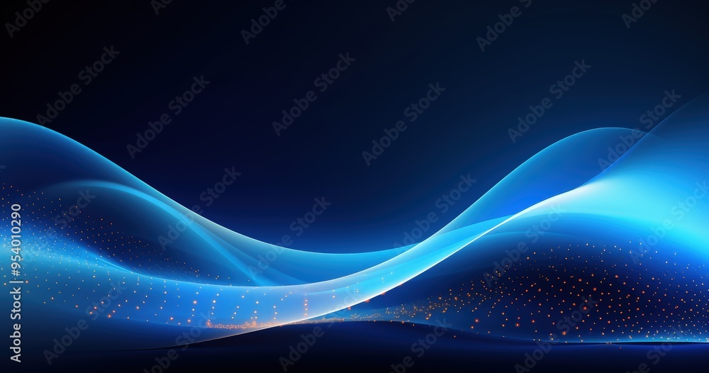 A smooth, flowing abstract design with blue waves and glowing particles, creating a serene and modern digital backdrop. A smooth, flowing abstract design with blue waves and glowing particles, creating a serene and modern digital backdrop.