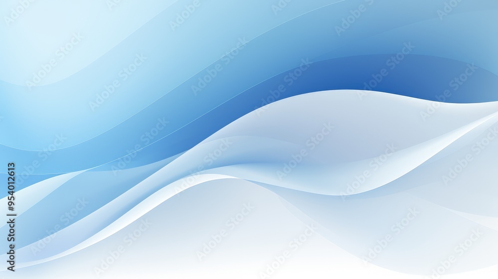 A smooth, abstract design featuring flowing waves in shades of blue and white, ideal for backgrounds or digital graphics. A smooth, abstract design featuring flowing waves in shades of blue and white, ideal for backgrounds or digital graphics.