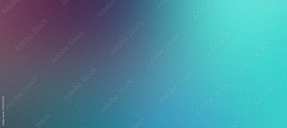 Grainy textured abstract background with a purple, blue, and turquoise gradient blend Grainy textured abstract background with a purple, blue, and turquoise gradient blend