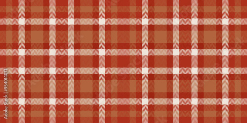 Occupation vector background tartan, overlay textile seamless texture. Domestic pattern plaid fabric check in red and orange colors.