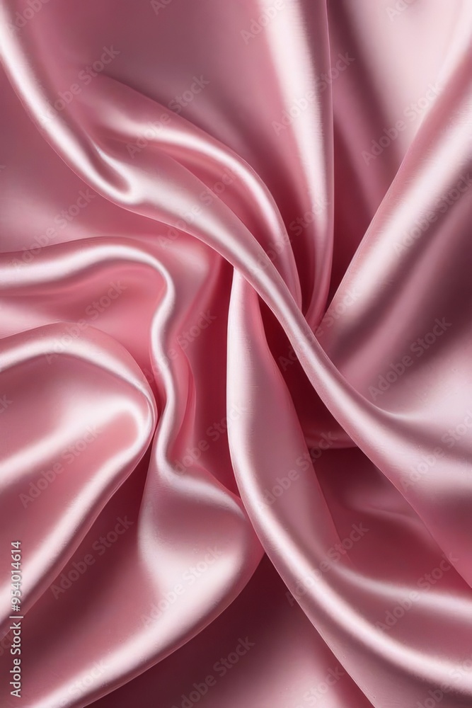 Smooth elegant pink silk or satin texture can use as wedding background. Luxurious background design