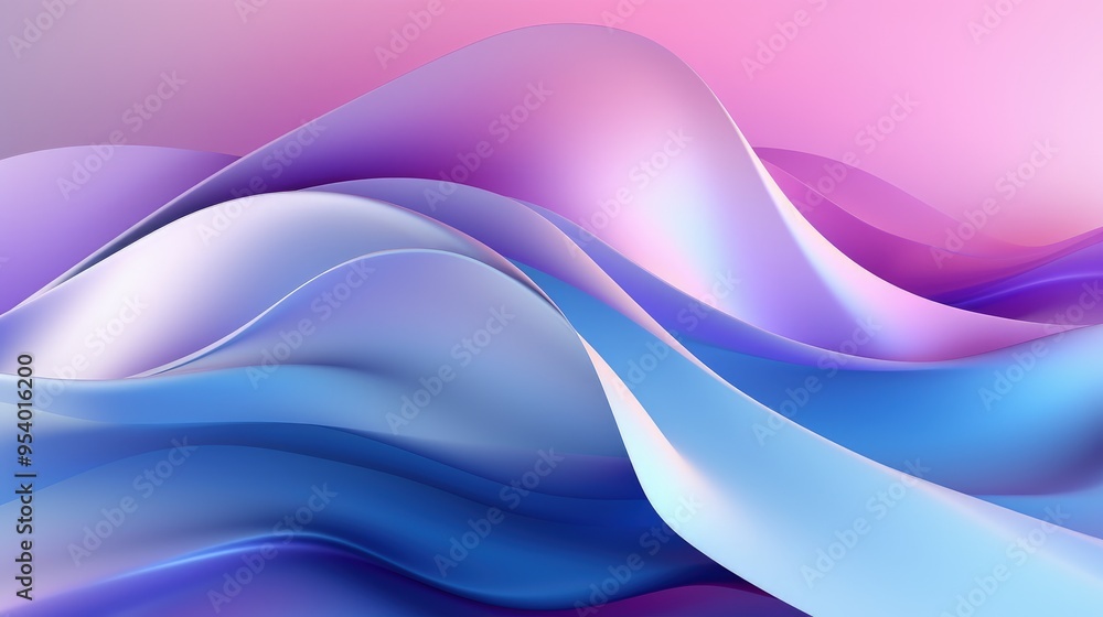 A smooth, abstract wave pattern in shades of purple and blue, creating a serene and modern visual aesthetic. A smooth, abstract wave pattern in shades of purple and blue, creating a serene and modern visual aesthetic.