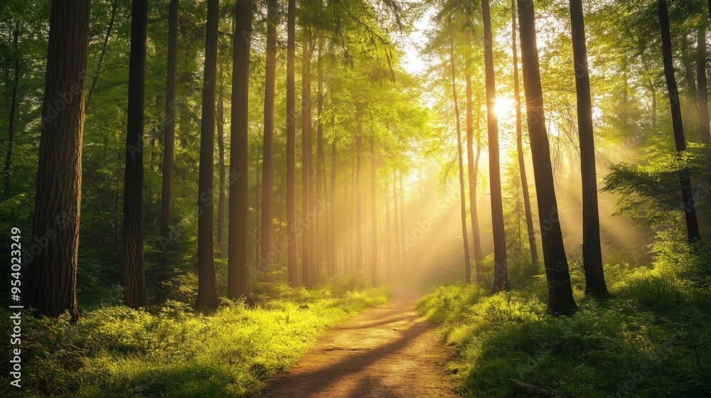 Obraz premium Pretty best forest stock photo