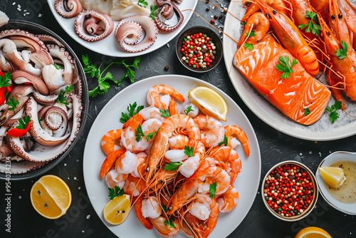 shrimp and vegetables