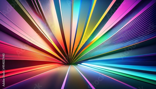 Wallpaper Mural minimalist graphic design featuring sleek lines bold colors Torontodigital.ca