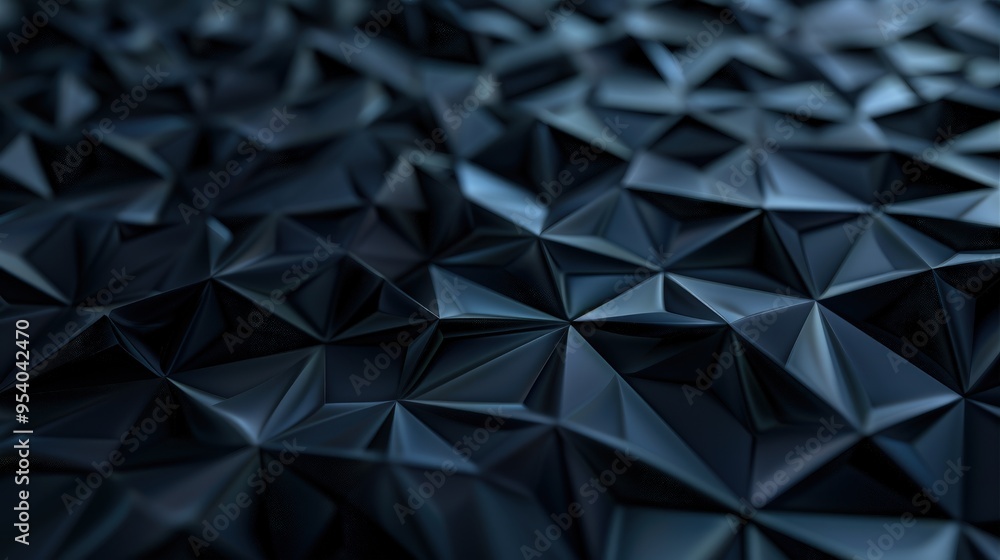 A close-up view of a textured, dark surface featuring geometric triangular patterns. A close-up view of a textured, dark surface featuring geometric triangular patterns.