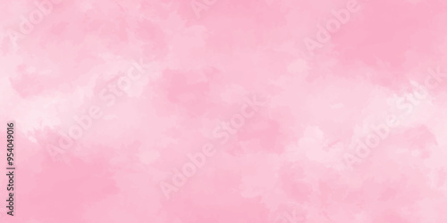 Abstract pink Wall Texture with Watercolor Brush Strokes. Soft pink pastel watercolor background. party invitation, packaging, surface design. Grunge and textured banner with free copy space.	