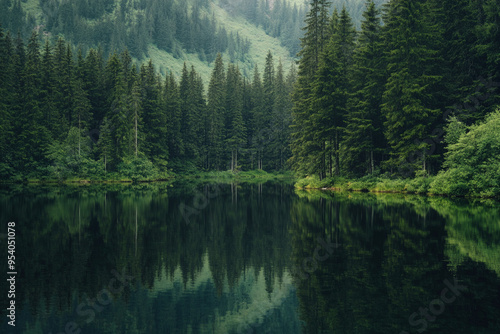 lake in the forest