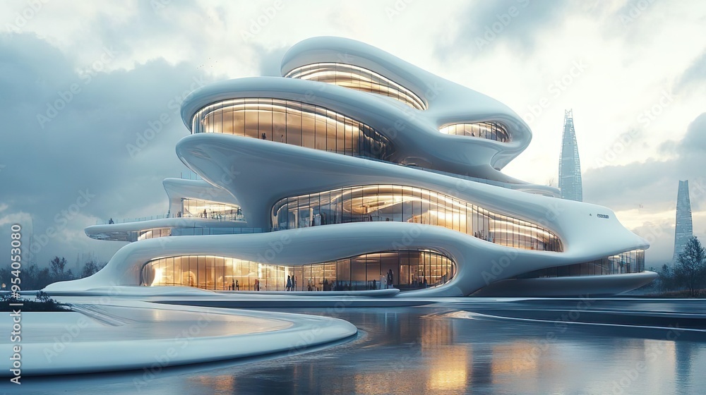Innovative building structures with futuristic designs captured in captivating images Innovative building structures with futuristic designs captured in captivating images