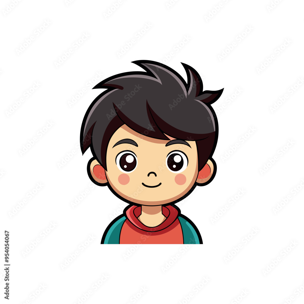 cute boy cartoon illustration cute boy cartoon illustration