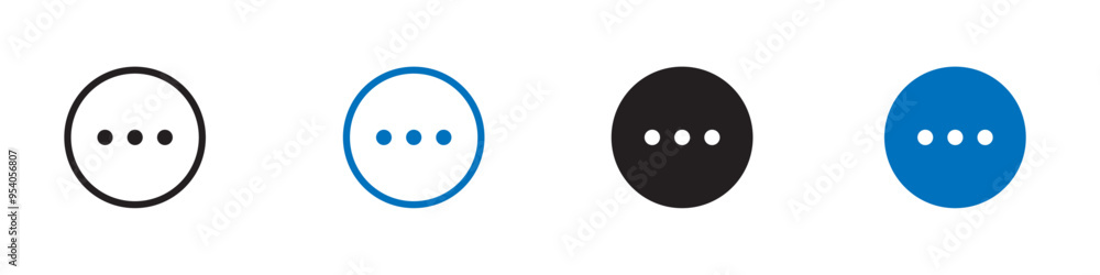 Fototapeta premium More icon Vector set outline