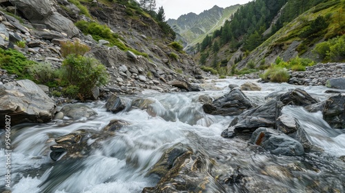 Rushing Mountain Stream