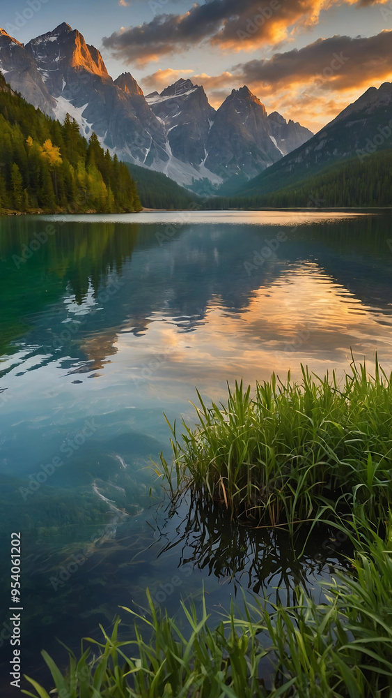 Fototapeta premium the essence of tranquility in nature