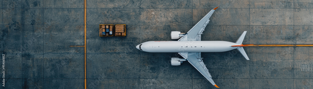 Aerial operations in cargo logistics, highlighting the complex operations involved in air cargo transport and delivery