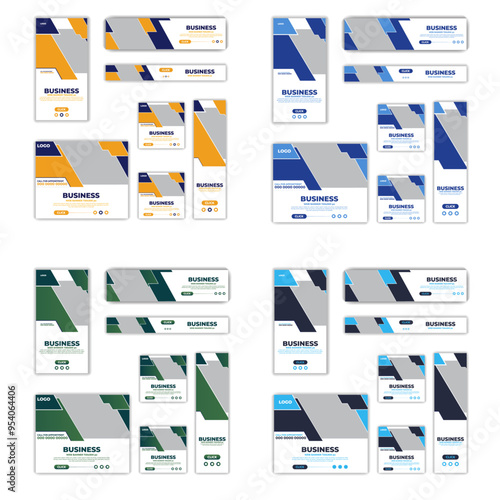 Multiple color Web Banner Design