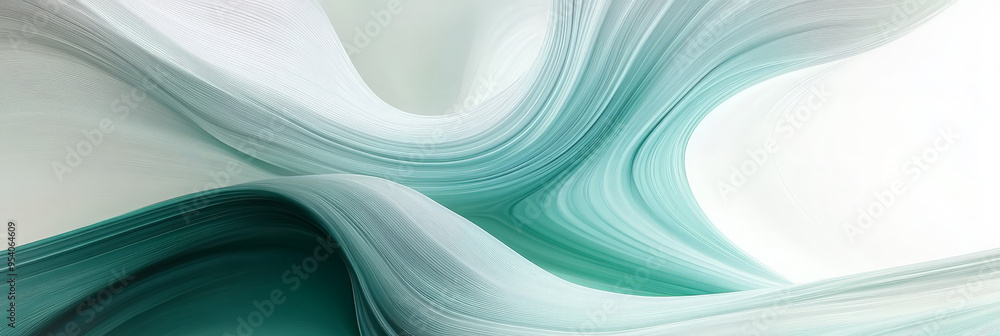 Abstract swirl design with turquoise and white shades creating a dynamic, flowing pattern. Abstract swirl design with turquoise and white shades creating a dynamic, flowing pattern.