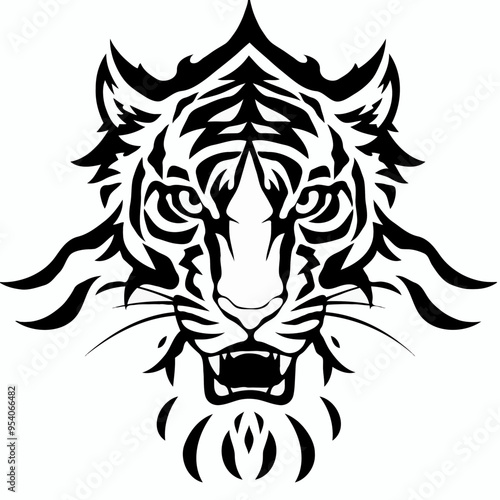 Kraft und Schönheit des Tigers