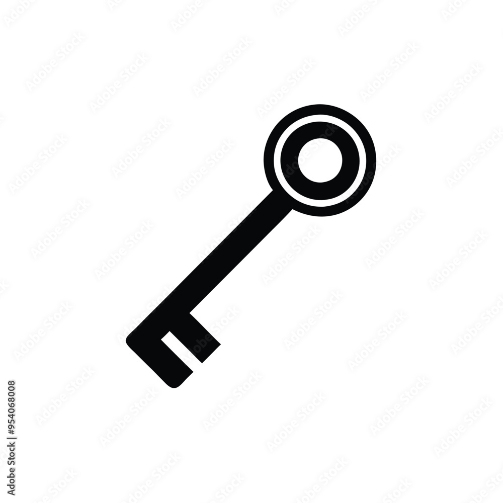 a old key vector icon, vector silhouette clipart, isolated white background, a old key vector icon, vector silhouette clipart, isolated white background,