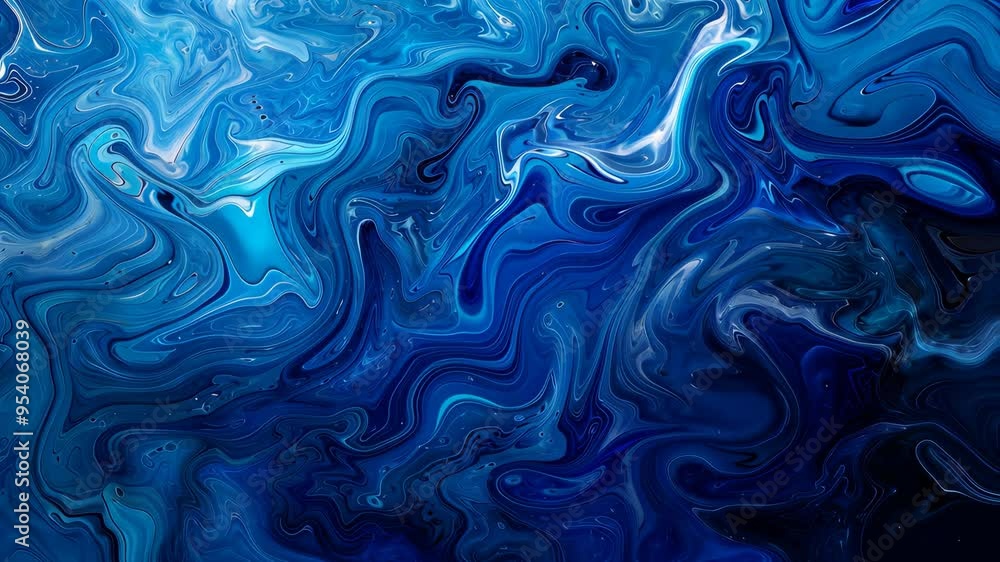 Abstract blue marble texture with swirling patterns, artistic background. Creative design and modern art concept Abstract blue marble texture with swirling patterns, artistic background. Creative design and modern art concept