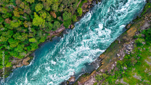 Obraz na płótnie Aerial view of Niagara Falls Gorge, Ontario w salonie