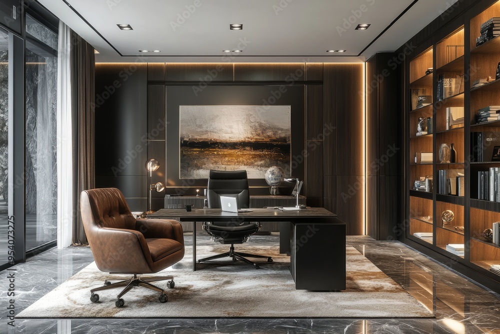 custom made wallpaper toronto digitalA picture frame is on the wall behind a chair

