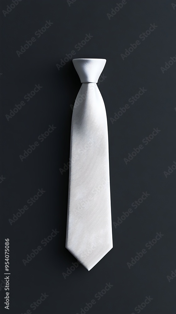 white tie isolated on black background white tie isolated on black background