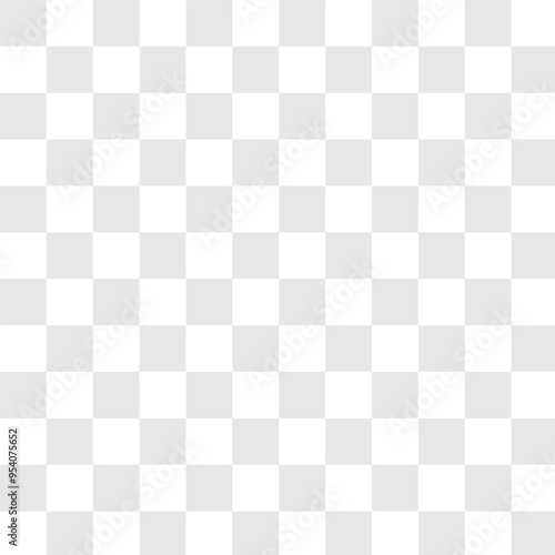 Checker board transparent photoshop artboard background opacity, square grid line grey and white vector illustration