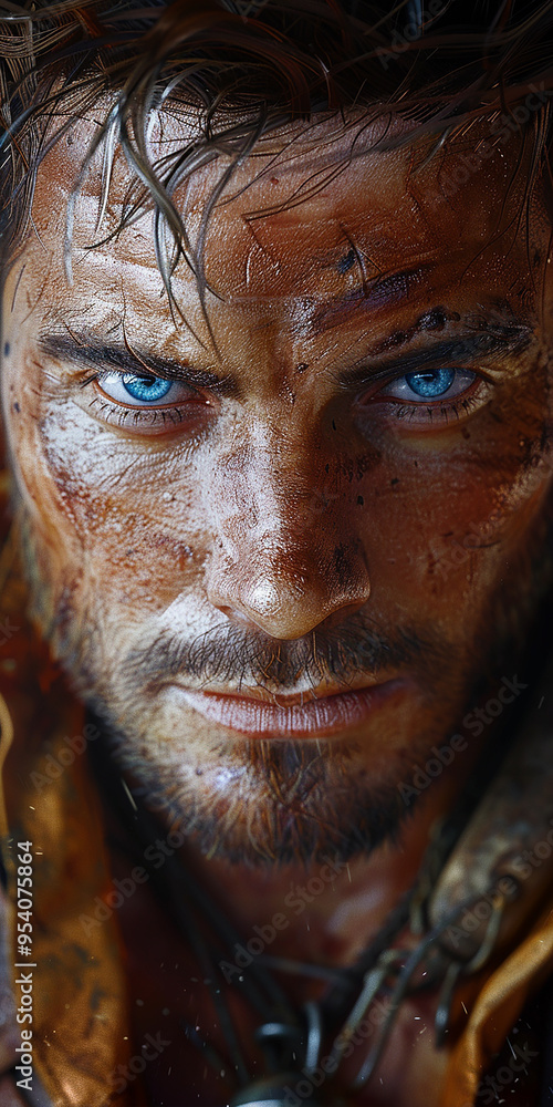 Imagine
1w
A close-up portrait of an explorer with blue eyes, showcasing his rugged features and intense gaze, set against the backdrop of uncharted lands.
Imagine
1w
A close-up portrait of an explorer with blue eyes, showcasing his rugged features and intense gaze, set against the backdrop of uncharted lands.