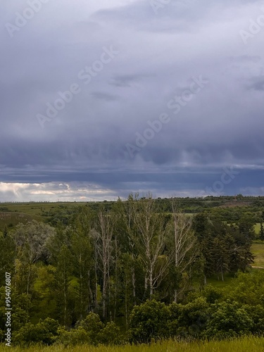 clouds over the sea