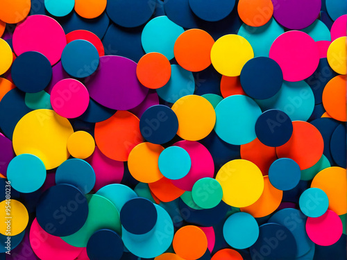 abstract colorful geometric background 