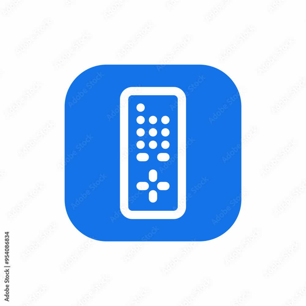 remote control tv set icon remote control tv set icon