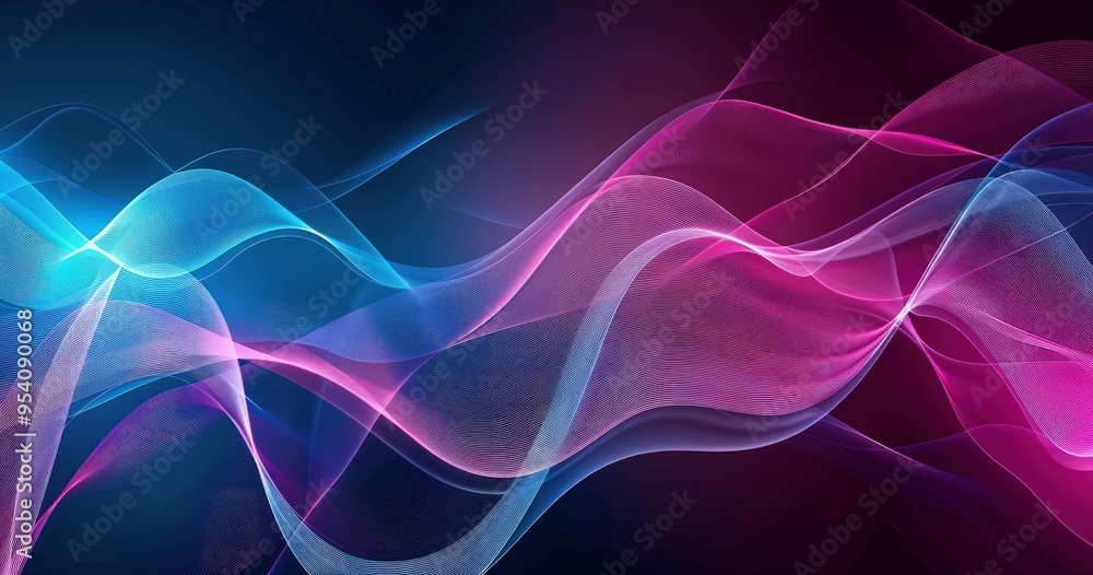 A vibrant abstract design featuring flowing waves of blue and pink colors, creating a dynamic and modern visual effect. A vibrant abstract design featuring flowing waves of blue and pink colors, creating a dynamic and modern visual effect.