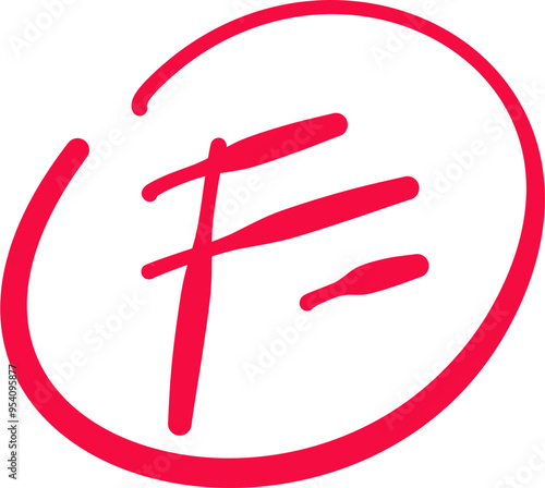Exam grade clipart 